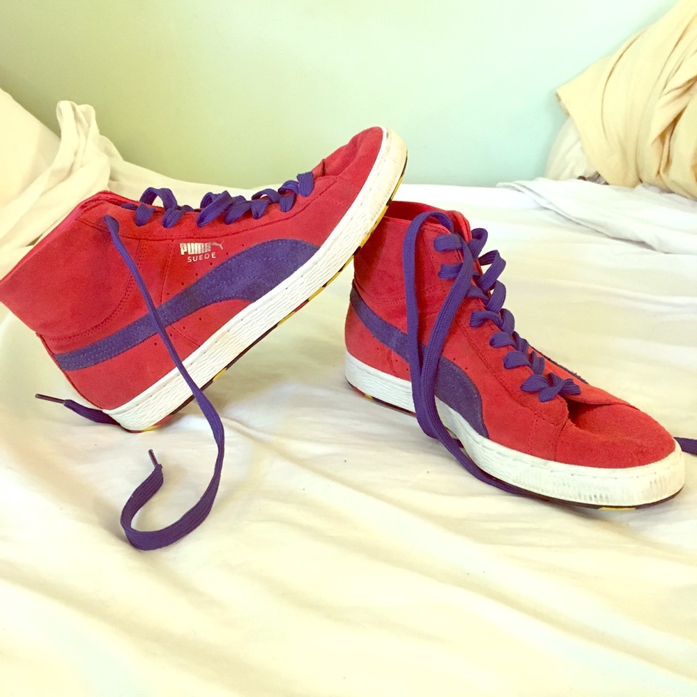 Suede Puma High Top Sneakers